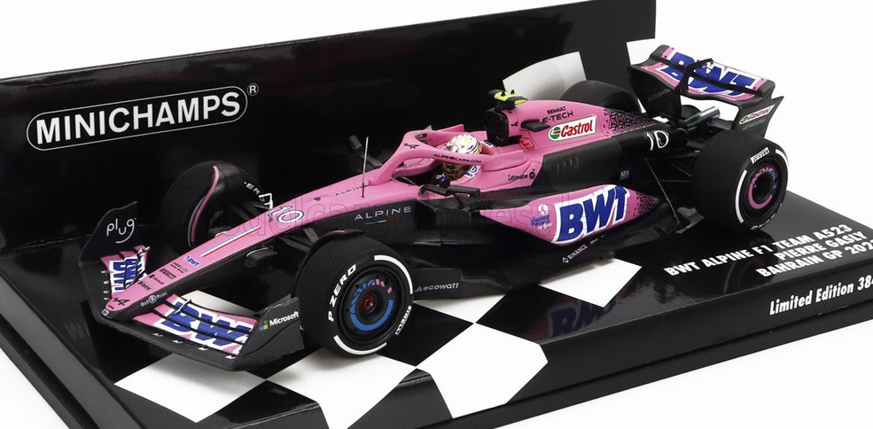 ALPINE | F1  A523 TEAM BWT ALPINE N 10 SEASON 2023 PIERRE GASLY | BLUE PINK