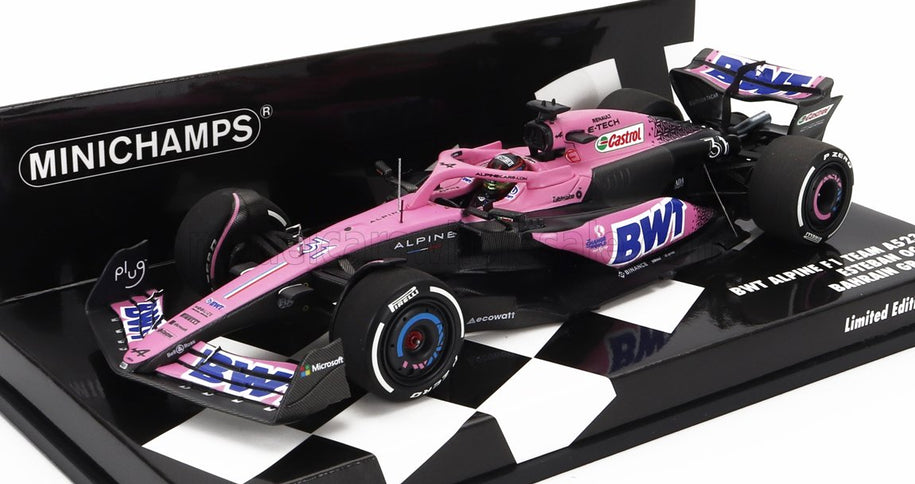 ALPINE | F1  A523 TEAM BWT ALPINE N 31 SEASON 2023 ESTEBAN OCON | BLUE PINK