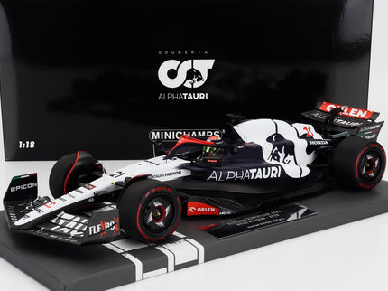 ALPHA TAURI | F1  AT04 TEAM ALPHA TAURI N 21 SEASON 2023 NYCK DE VRIES | BLUE WHITE