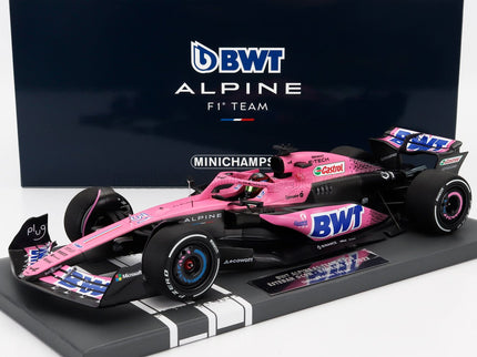 ALPINE | F1  A523 TEAM BWT ALPINE N 31 SEASON 2023 ESTEBAN OCON | BLUE PINK