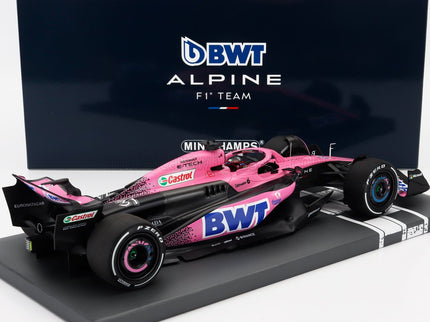 ALPINE | F1  A523 TEAM BWT ALPINE N 31 SEASON 2023 ESTEBAN OCON | BLUE PINK