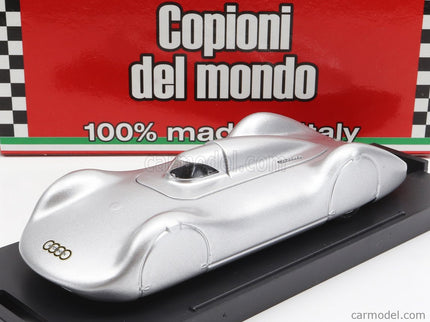 Auto Union Tipo C Streamline World Speed Record Testovací Voz 1937 B.Rosemeyer 1:43 Brumm strieborná
