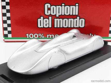 Auto Union Tipo C Streamline World Speed Record Testovací Voz 1937 B.Rosemeyer 1:43 Brumm strieborná