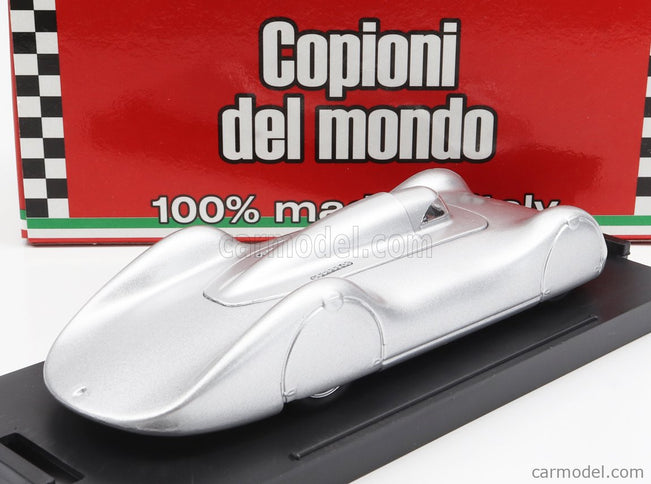 Auto Union Tipo C Streamline World Speed Record Testovací Voz 1937 B.Rosemeyer 1:43 Brumm strieborná