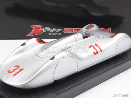 Auto Union Tipo C Streamline N°31 Avusrennen 1937 B.Rosemeyer 1:43 Brumm strieborná