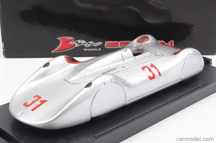 Auto Union Tipo C Streamline N°31 Avusrennen 1937 B.Rosemeyer 1:43 Brumm strieborná