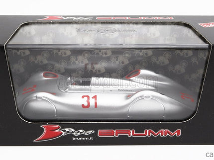 Auto Union Tipo C Streamline N°31 Avusrennen 1937 B.Rosemeyer 1:43 Brumm strieborná