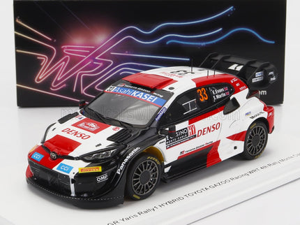 TOYOTA | YARIS GR HYBRID RALLY1 TEAM TOYOTA GAZOO RACING WRT N 33 4th RALLY MONTECARLO 2023 E.EVANS - S.MARTIN | WHITE RED BLACK