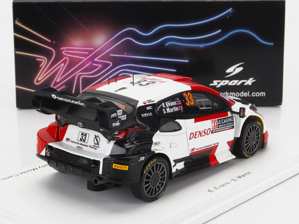 TOYOTA | YARIS GR HYBRID RALLY1 TEAM TOYOTA GAZOO RACING WRT N 33 4th RALLY MONTECARLO 2023 E.EVANS - S.MARTIN | WHITE RED BLACK