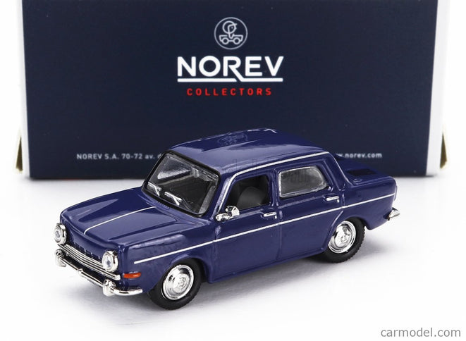 Simca 1000 Gls 1968 1:87 Norev modrá