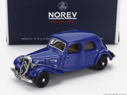Citroen 11AL 1938 1:87 Norev Emeraude modrá