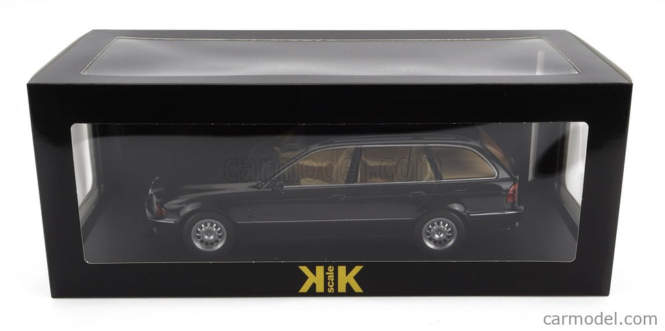 BMW 5-SERIES 520i (E39) Touring SW Station Wagon 1997 1:18 KK Scale čierna metalická