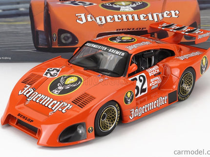 Porsche 935 K4 Turbo Team Kremer Jagermeister N°52 Víťaz Norisring DRM 1981 B.Wollek 1:18 Werk83 oranžová