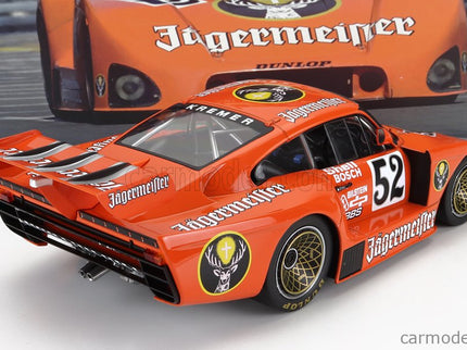 Porsche 935 K4 Turbo Team Kremer Jagermeister N°52 Víťaz Norisring DRM 1981 B.Wollek 1:18 Werk83 oranžová