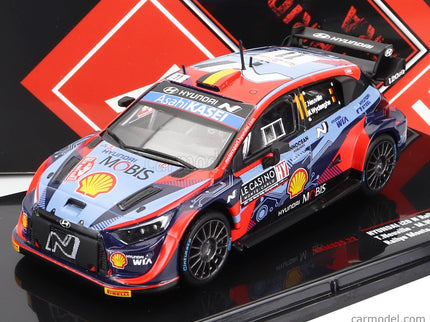 Hyundai i20 Coupe WRC Mobis N°11 Rally Montecarlo 2022 T.Neuville - M.Wydaeghe 1:43 IXO Models 2 Tone modrá červená