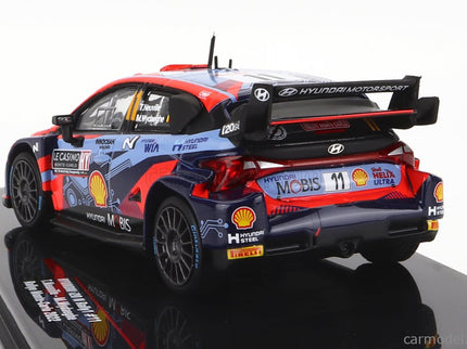 Hyundai i20 Coupe WRC Mobis N°11 Rally Montecarlo 2022 T.Neuville - M.Wydaeghe 1:43 IXO Models 2 Tone modrá červená