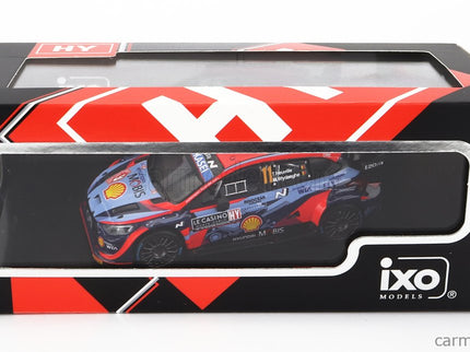 Hyundai i20 Coupe WRC Mobis N°11 Rally Montecarlo 2022 T.Neuville - M.Wydaeghe 1:43 IXO Models 2 Tone modrá červená