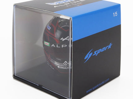 Bell Helmet F1 Helma Renault A523 Team Bwt Alpine N°31 Sezóna 2023 Esteban Ocon 1:5 Spark Model čierna červená