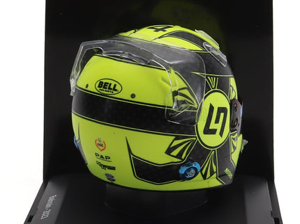 Bell Helmet F1 Helma MCL60 Team Mclaren N°4 Sezóna 2023 Lando Norris 1:5 Spark Model žltá čierna