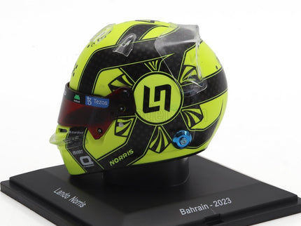 Bell Helmet F1 Helma MCL60 Team Mclaren N°4 Sezóna 2023 Lando Norris 1:5 Spark Model žltá čierna