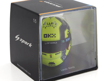 Bell Helmet F1 Helma MCL60 Team Mclaren N°4 Sezóna 2023 Lando Norris 1:5 Spark Model žltá čierna