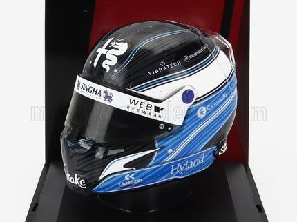 BELL HELMET | F1  CASCO HELMET ALFA ROMEO C43 TEAM STAKE N 77 SEASON 2023 VALTTERI BOTTAS | 2 TONE BLUE