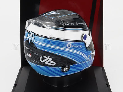 BELL HELMET | F1  CASCO HELMET ALFA ROMEO C43 TEAM STAKE N 77 SEASON 2023 VALTTERI BOTTAS | 2 TONE BLUE
