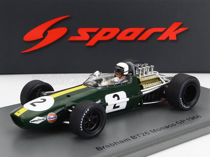 BRABHAM | F1  BT26 N 2 MONACO GP 1968 J.BRABHAM | GREEN YELLOW