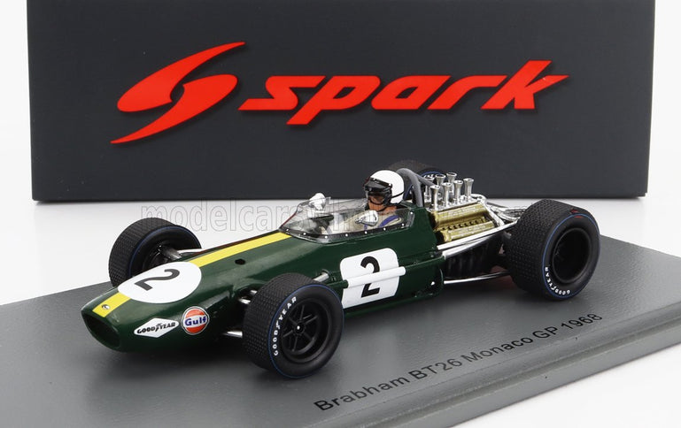 BRABHAM | F1  BT26 N 2 MONACO GP 1968 J.BRABHAM | GREEN YELLOW