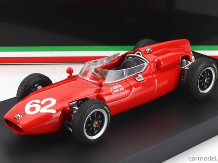 Cooper F1 T53 Maserati N°62 Italy GP 1961 L.Bandini 1:43 Brumm červená