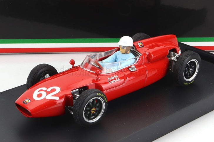 COOPER | F1  T53 MASERATI N 62 ITALY GP 1961 L.BANDINI - WITH DRIVER FIGURE | RED