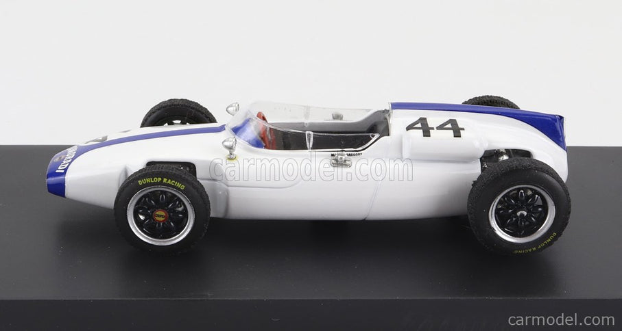 Cooper F1 T56 N°44 Belgium GP 1961 M.Gregory 1:43 Brumm biela modrá