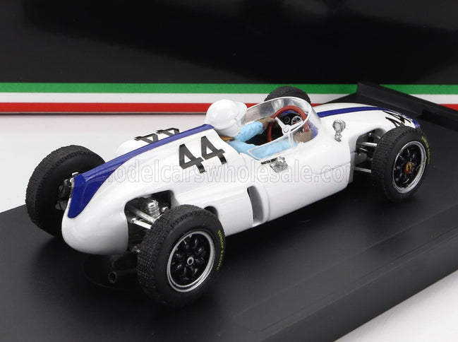 COOPER | F1  T56 N 44 BELGIUM GP 1961 M.GREGORY - WITH DRIVER FIGURE | WHITE BLUE