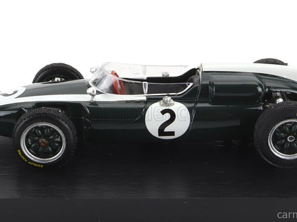 Cooper F1 T53 N°2 British GP 1960 B.Mclaren 1:43 Brumm zelená biela