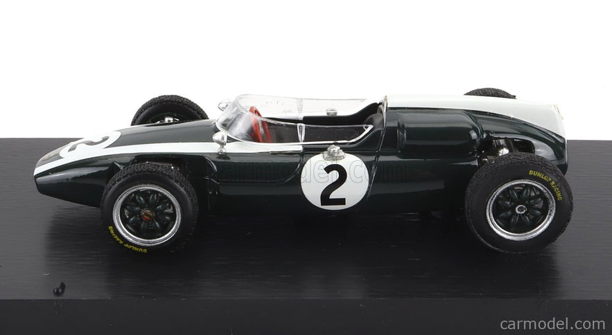 Cooper F1 T53 N°2 British GP 1960 B.Mclaren 1:43 Brumm zelená biela