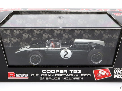 Cooper F1 T53 N°2 British GP 1960 B.Mclaren 1:43 Brumm zelená biela
