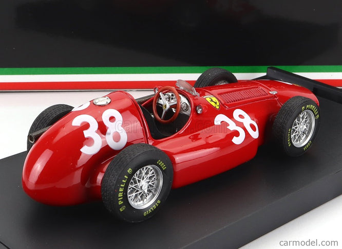 Ferrari F1 553 Squalo N°38 Víťaz Spain GP 1954 M.Hawthorn 1:43 Brumm červená