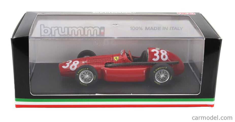 Ferrari F1 553 Squalo N°38 Víťaz Spain GP 1954 M.Hawthorn 1:43 Brumm červená