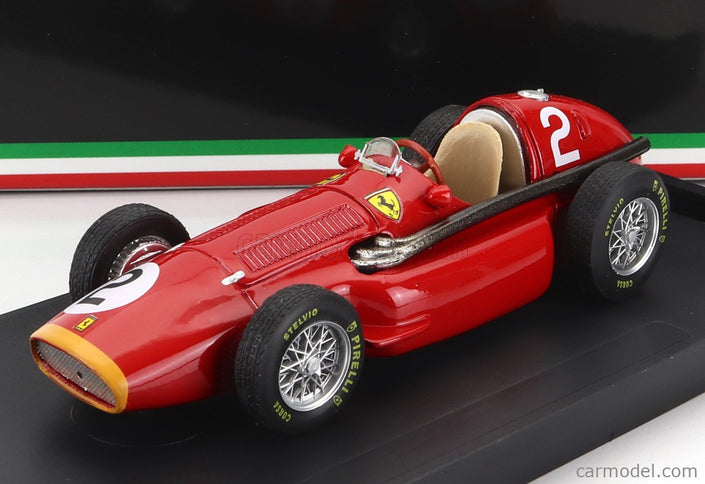 Ferrari F1 553 Squalo N°2 French GP 1955 J.F.Gonzalez 1:43 Brumm červená