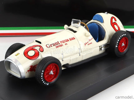 Ferrari F1 375 Indy N°6 Indianapolis 500 GP 1952 Johnnie Parson 1:43 Brumm biela