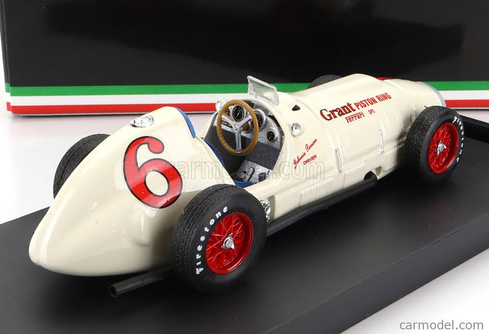 Ferrari F1 375 Indy N°6 Indianapolis 500 GP 1952 Johnnie Parson 1:43 Brumm biela