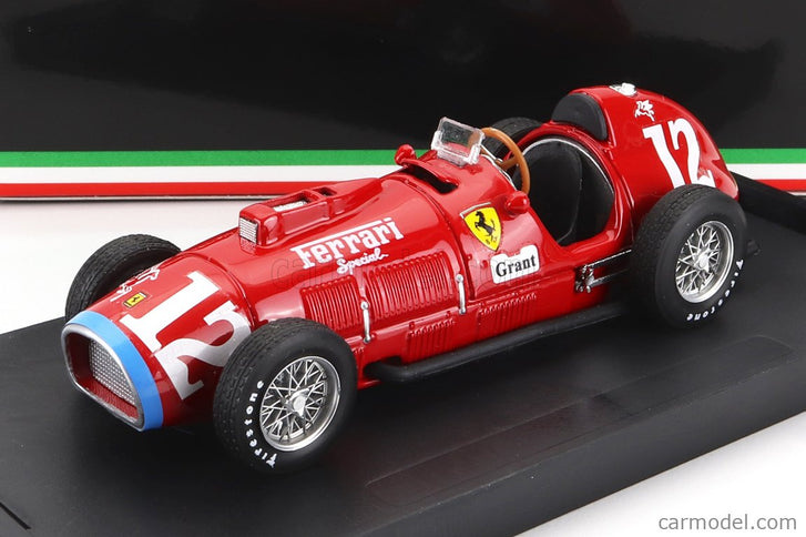 Ferrari F1 375 Indianapolis N°12 1952 A.Ascari 1:43 Brumm červená