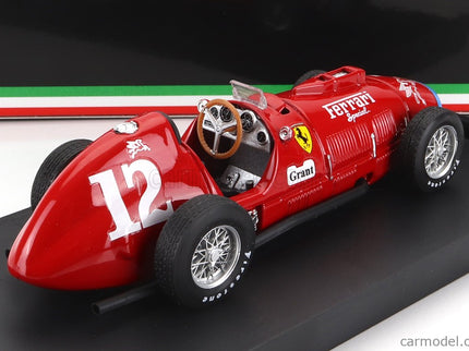 Ferrari F1 375 Indianapolis N°12 1952 A.Ascari 1:43 Brumm červená
