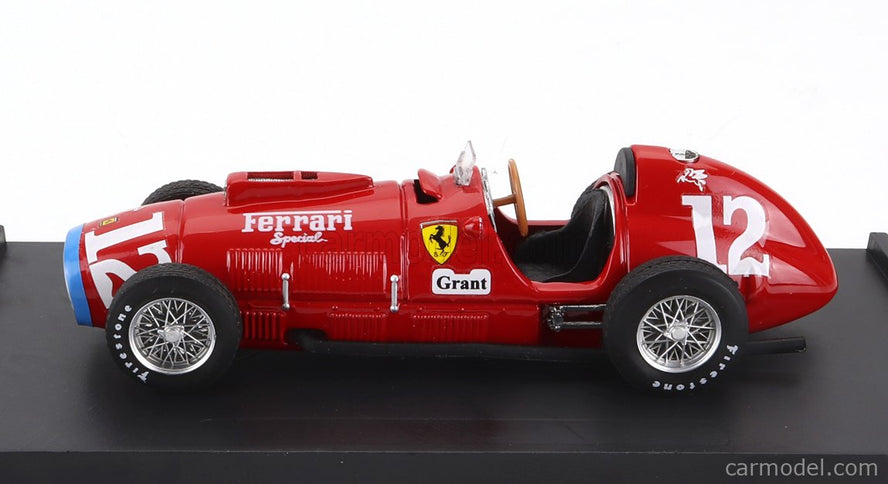 Ferrari F1 375 Indianapolis N°12 1952 A.Ascari 1:43 Brumm červená