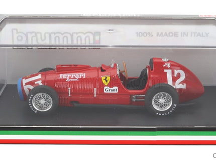 Ferrari F1 375 Indianapolis N°12 1952 A.Ascari 1:43 Brumm červená