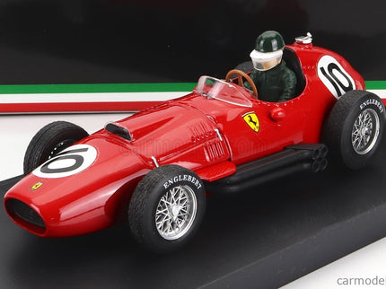 Ferrari F1 801 N°10 3. Miesto British GP 1957 M.Hawthorn - With Driver Figúrka 1:43 Brumm červená