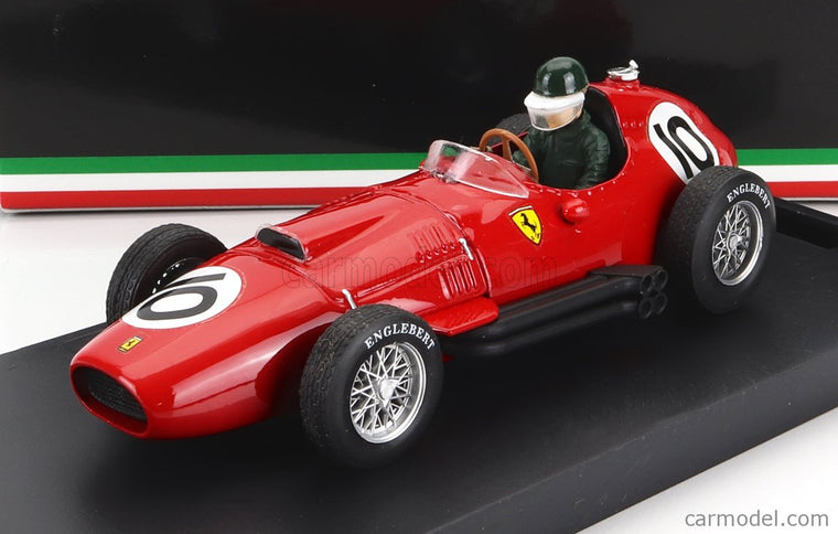 Ferrari F1 801 N°10 3. Miesto British GP 1957 M.Hawthorn - With Driver Figúrka 1:43 Brumm červená