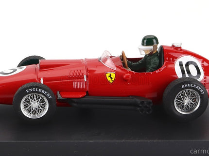 Ferrari F1 801 N°10 3. Miesto British GP 1957 M.Hawthorn - With Driver Figúrka 1:43 Brumm červená