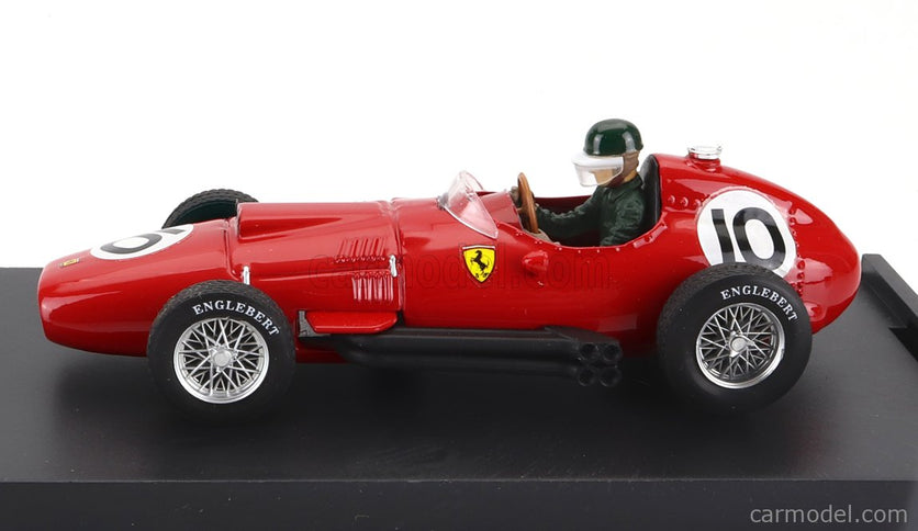 Ferrari F1 801 N°10 3. Miesto British GP 1957 M.Hawthorn - With Driver Figúrka 1:43 Brumm červená