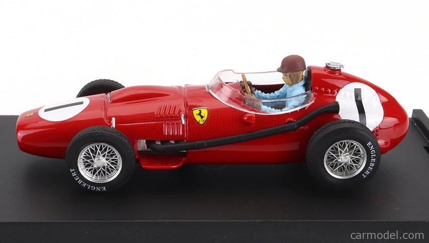 Ferrari F1 Dino 246 N°1 Víťaz British GP 1958 P.Collins - With Driver Figúrka 1:43 Brumm červená